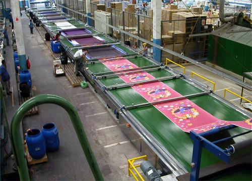 textile flocking machine - electro systems